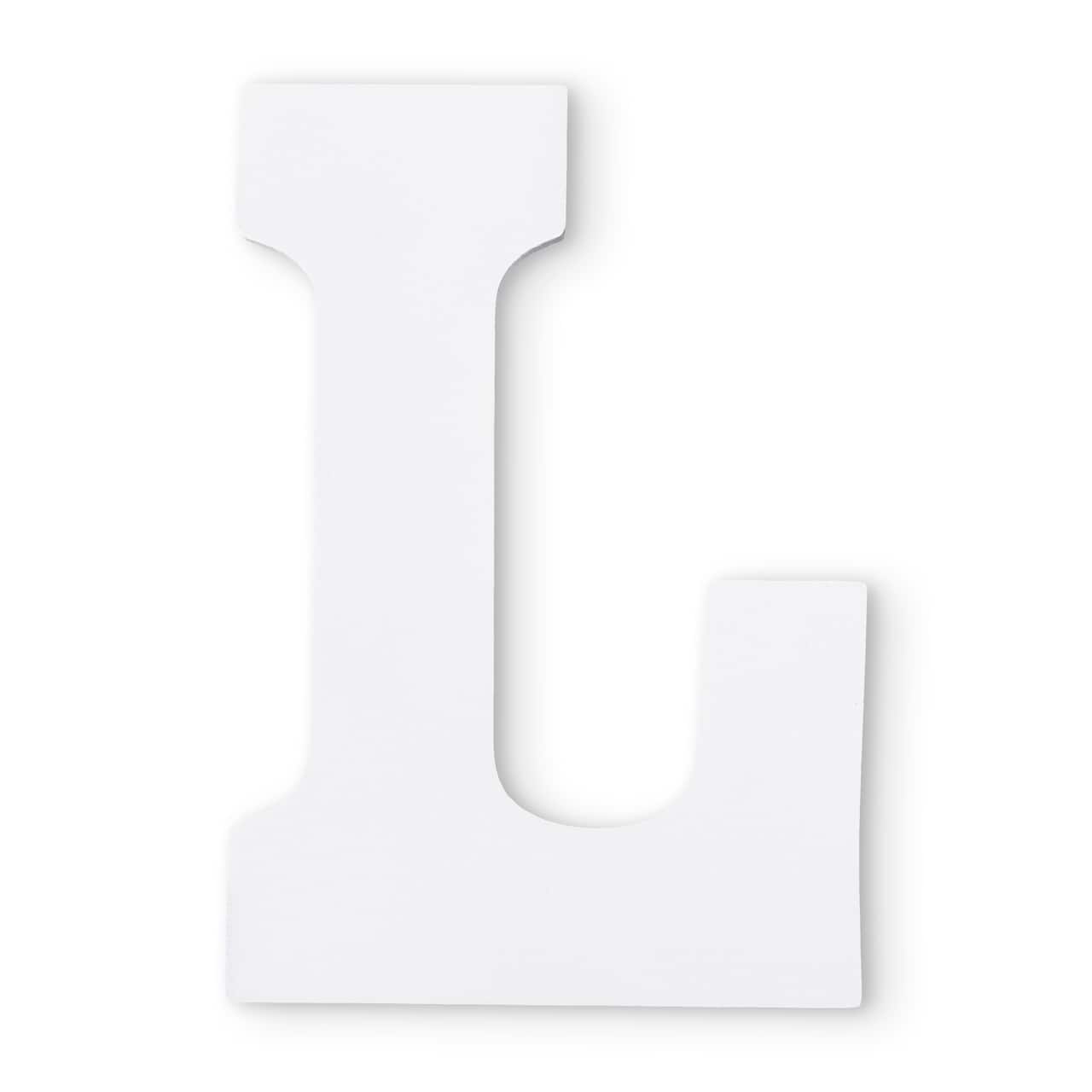 6 Pack: 9" White MDF Whimsy Letter by Make Market®